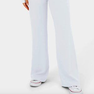 Halara White Flared Leggings (Size Small)